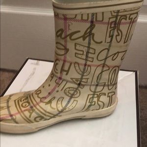 Authentic Coach Rain boots